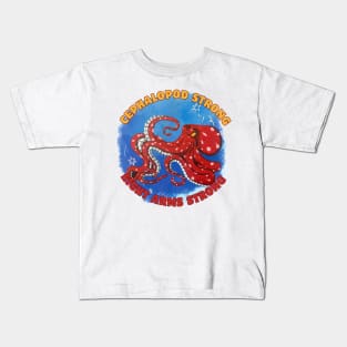 cephalopod strong eight arms strong Kids T-Shirt